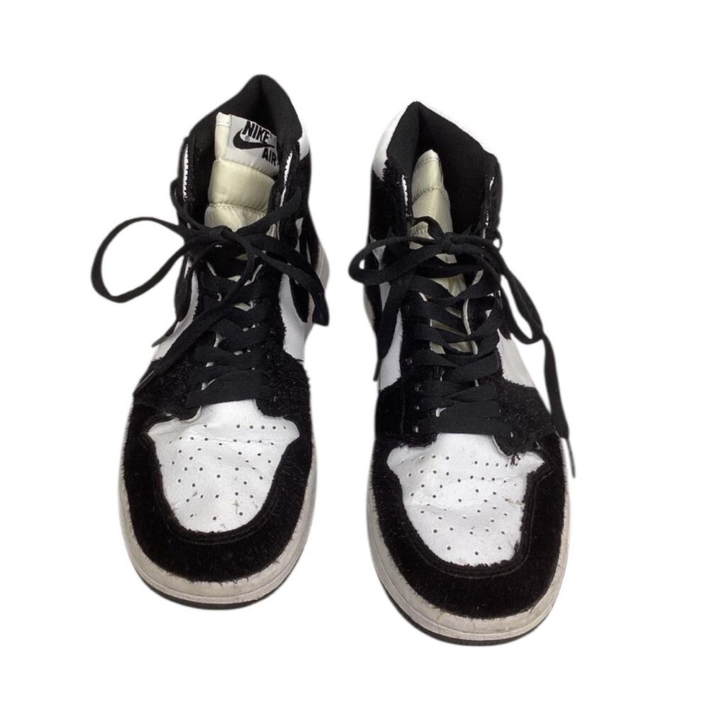 Nike Air Jordan 1 Retro High OG Black White Pony Hair CD0461 007 Sneakers Size 8 - Picture 2 of 15